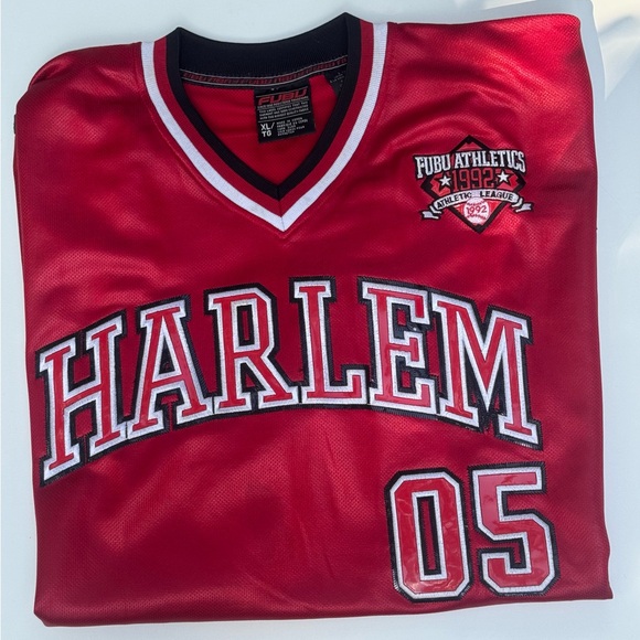 FUBU Athletics Red Harlem Jersey - Picture 1 of 3